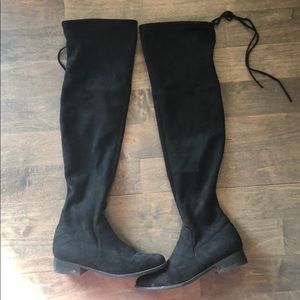 Over the Knee Black Boots